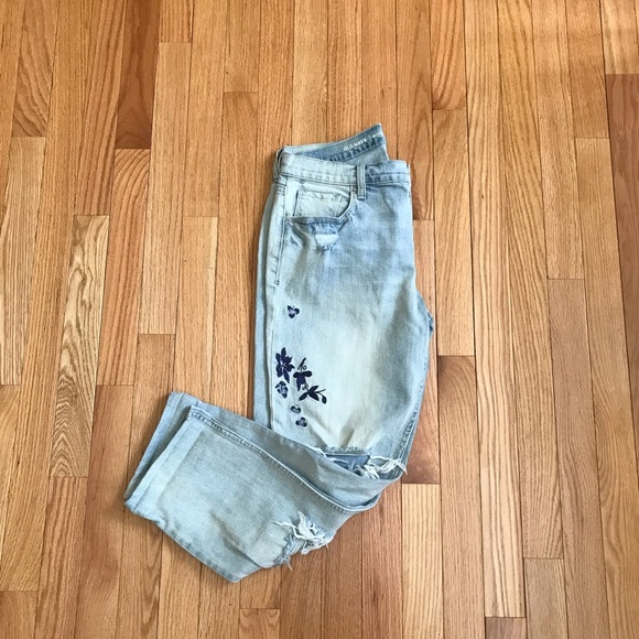 Sz 4| Old Navy | Boyfriend Jeans | Berry Blueberry🔥🔥 - Picture 3 of 8